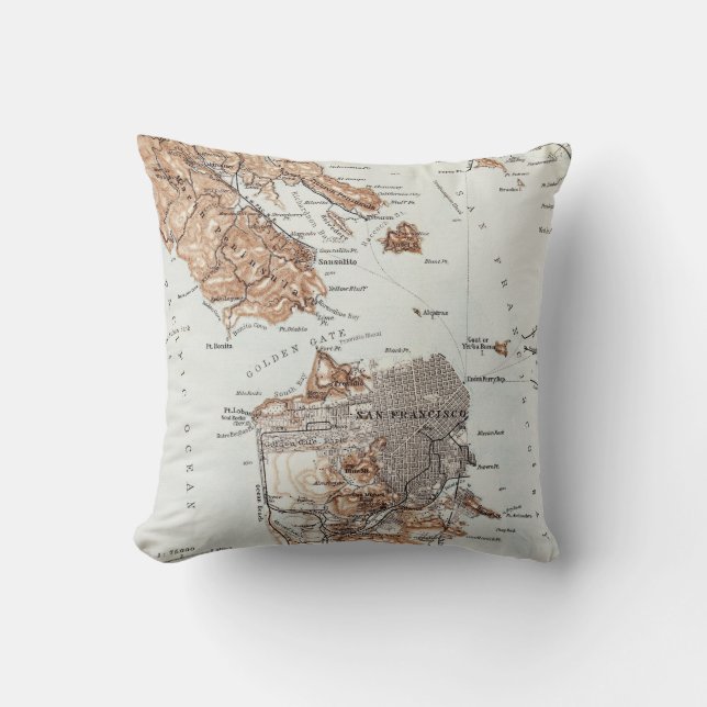 San Francisco - Throw Pillow (Front)