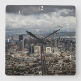 San Francisco Time Square Wall Clock