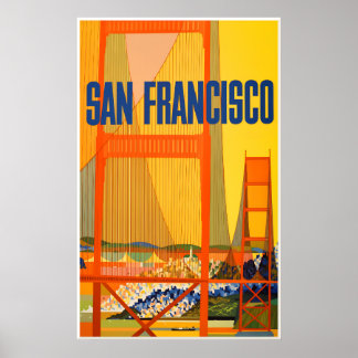 San Francisco travel poster 