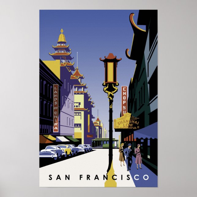 San Francisco Travel Poster (Front)