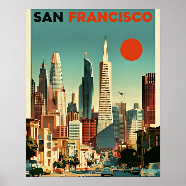San Francisco Travel Poster (Front)