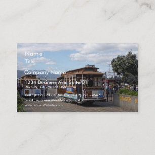 San Francisco Trolley Cars Business Card