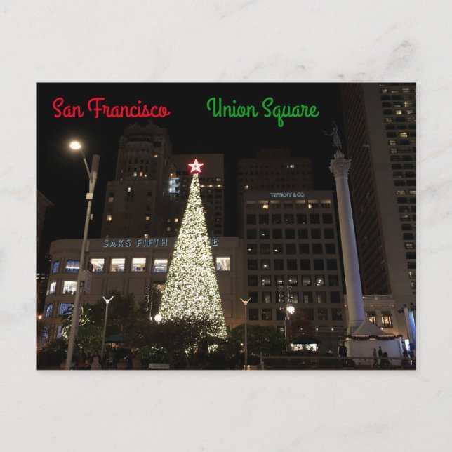 San Francisco Union Square #6-1 Postcard (Front)
