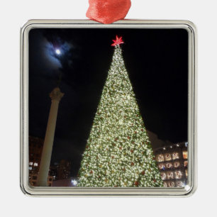 San Francisco Union Square Christmas Metal Tree Decoration