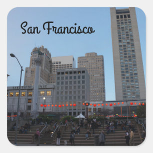 San Francisco Union Square Stickers