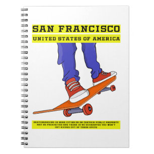 San Francisco, USA Skate Notebook
