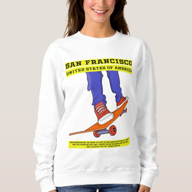 San Francisco, USA Skate Sweatshirt (Front)