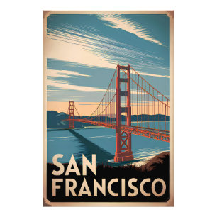 San Francisco USA vintage Photo Print