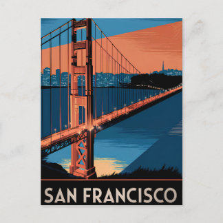 San Francisco USA vintage Postcard