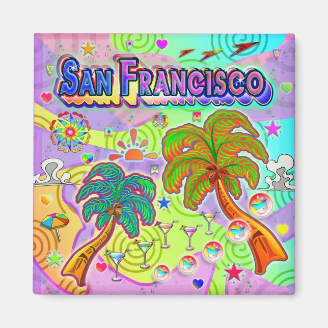 San Francisco Vacation Target Magnet (Front)