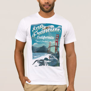 San Francisco Vacation vintage travel poster T-Shirt