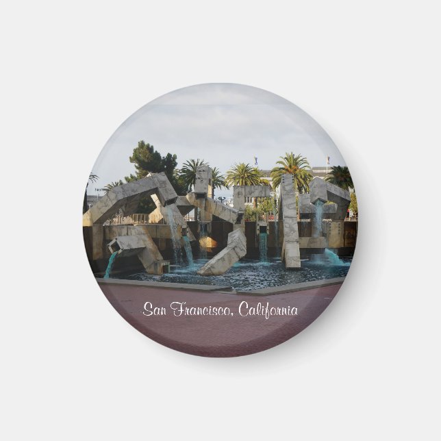 San Francisco Vaillancourt Fountain #2 Magnet (Front)