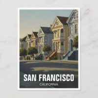 San Francisco Victorian Houses California 