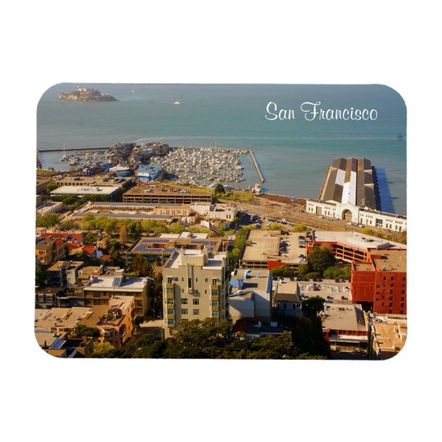 San Francisco View #5 Magnet (Horizontal)