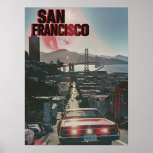 San Francisco Vintage Art Poster