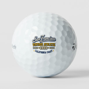 San Francisco Vintage Athletic Golf Balls