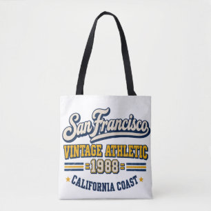 San Francisco Vintage Athletic Tote Bag