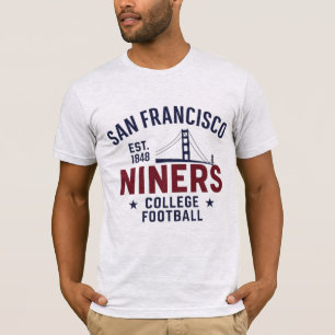 San Francisco Vintage Football Style Graphic  T-Shirt