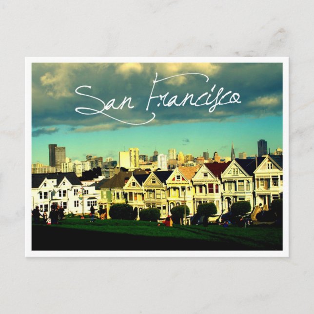San Francisco Vintage Photo Postcard (Front)