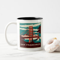 San Francisco Vintage Style Golden Gate