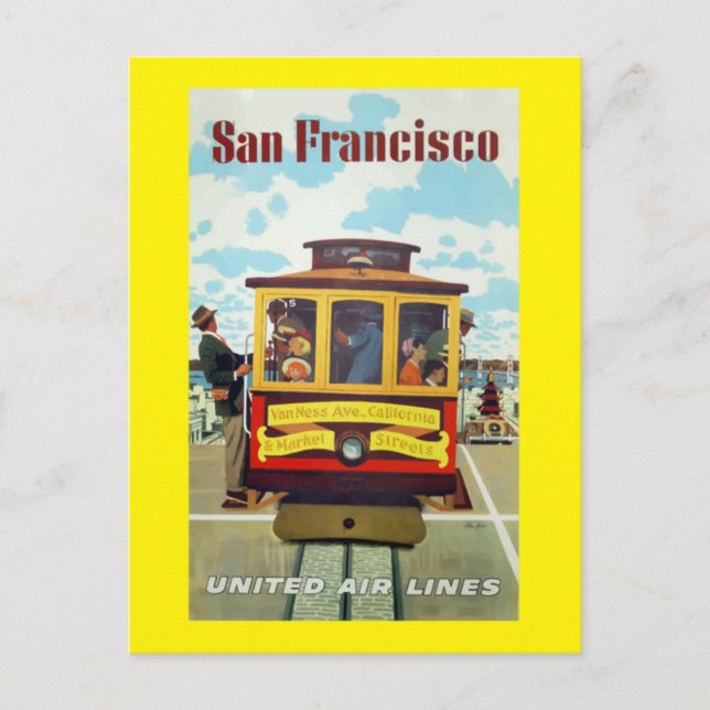 San Francisco  Vintage travel Postcard (Front)