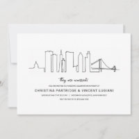 San Francisco Wedding Announcement