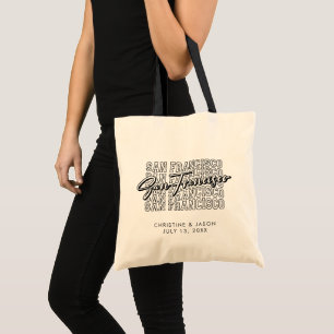 San Francisco Wedding Welcome Tote Bag