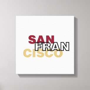 San Francisco Wrapped Canvas