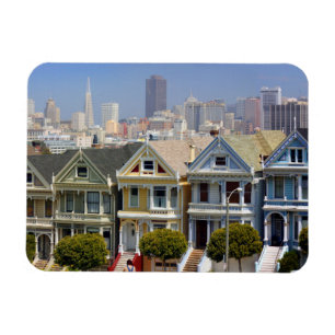 San Francisco's Famous Painted Ladies Magnet