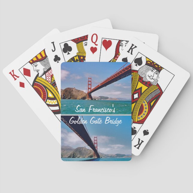 San Francisco's Golden Gate Bridge Playing Cards (Back)