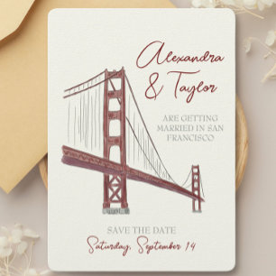 San Fransisco Save The date Invitation