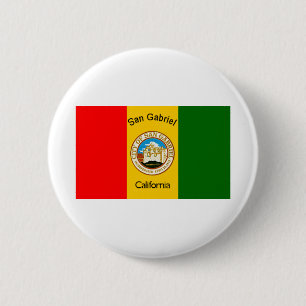San Gabriel California 6 Cm Round Badge