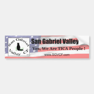 San Gabriel Valley CF (SGVCF) Bumper Sticker