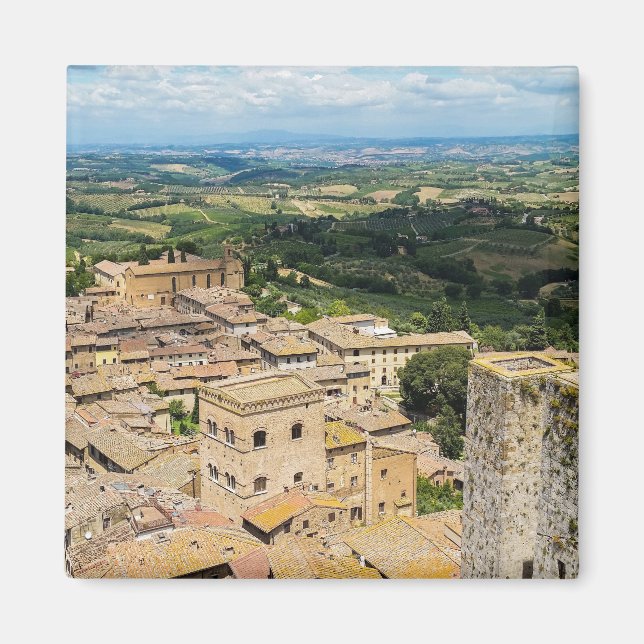 San Gimignano, Italy Magnet (Front)