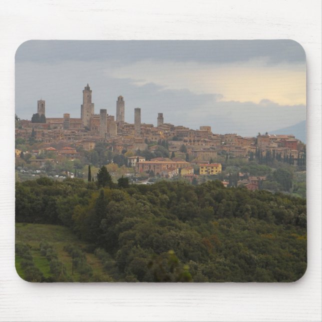 San Gimignano, Italy Mouse Pad (Front)