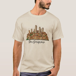 San Gimignano Italy Tuscany Travel T-Shirt