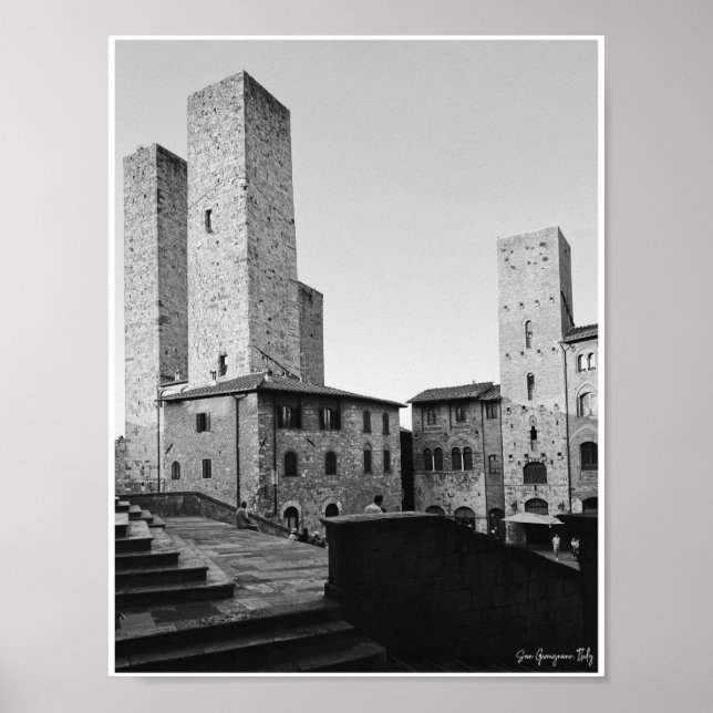 San Gimignano Towers Poster (Front)