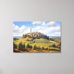 San Gimignano, Tuscany - Italy Canvas Print
