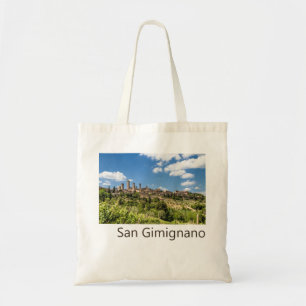 San Gimignano Tuscany Italy Panorama Souvenir Tote Bag