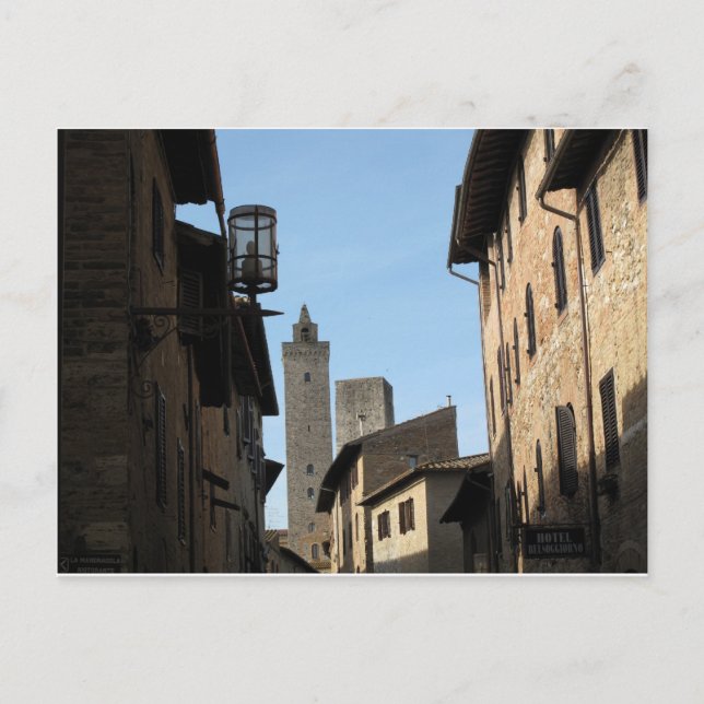 San Gimignano Tuscany Italy Postcard (Front)