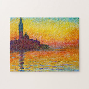 San Giorgio Maggiore at Dusk Claude Monet Jigsaw Puzzle