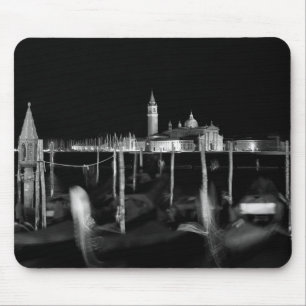San Giorgio Maggiore church, gondolas in Venice Mouse Pad