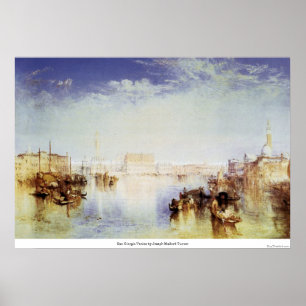 San Giorgio Venice by Joseph Mallord Turner Poster