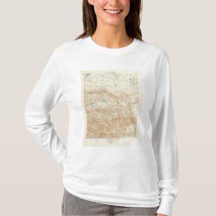 San Gorgonio quadrangle showing San Andreas Rift T-Shirt