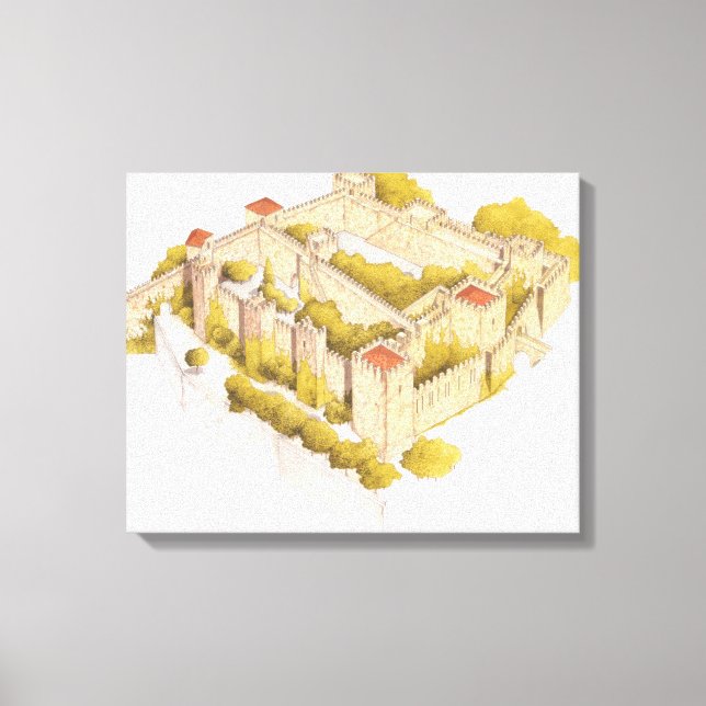 San Jorge castle. Lisboa Portugal Canvas Print (Front)