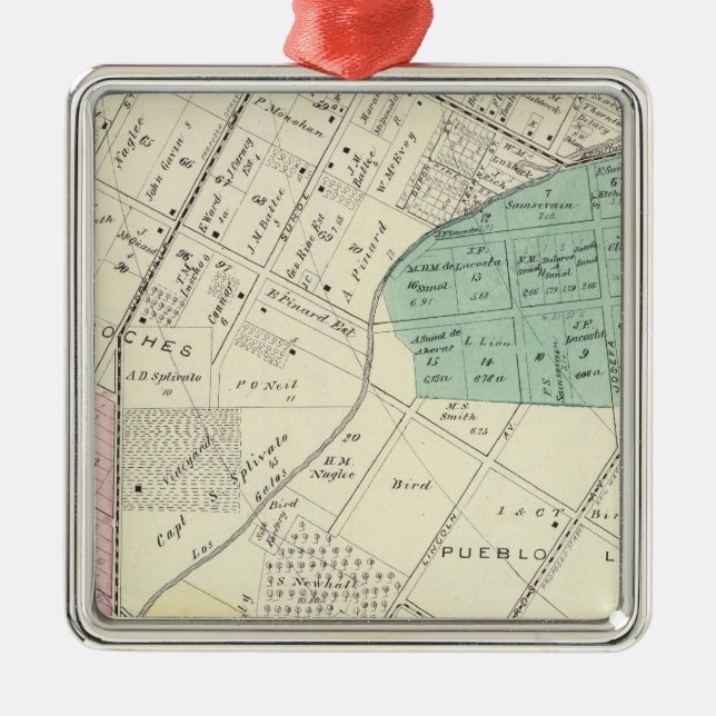 San Jose 4th ward Metal Tree Decoration (Front)