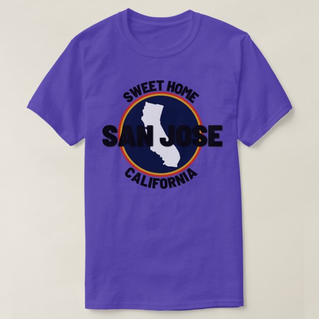 San Jose California 10 T-Shirt (Design Front)