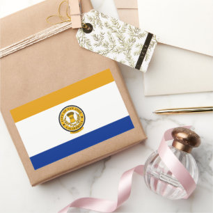 San Jose (California) City flag Rectangular Sticker