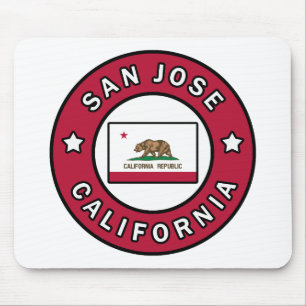San Jose California Mouse Pad