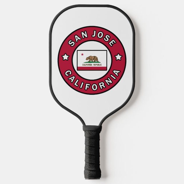 San Jose California Pickleball Paddle (Front)